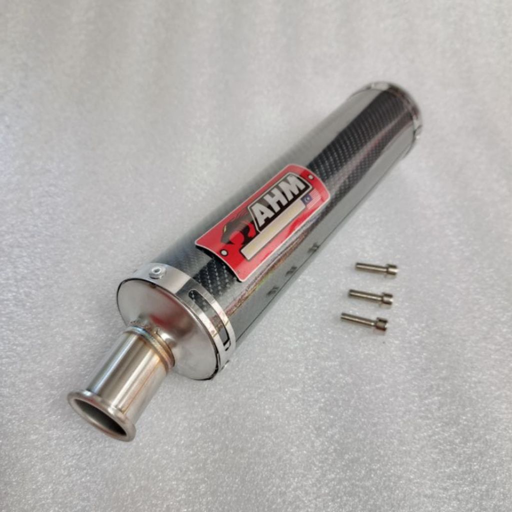 knalpot AHM for ninja 150ss rr 2stroke carbon