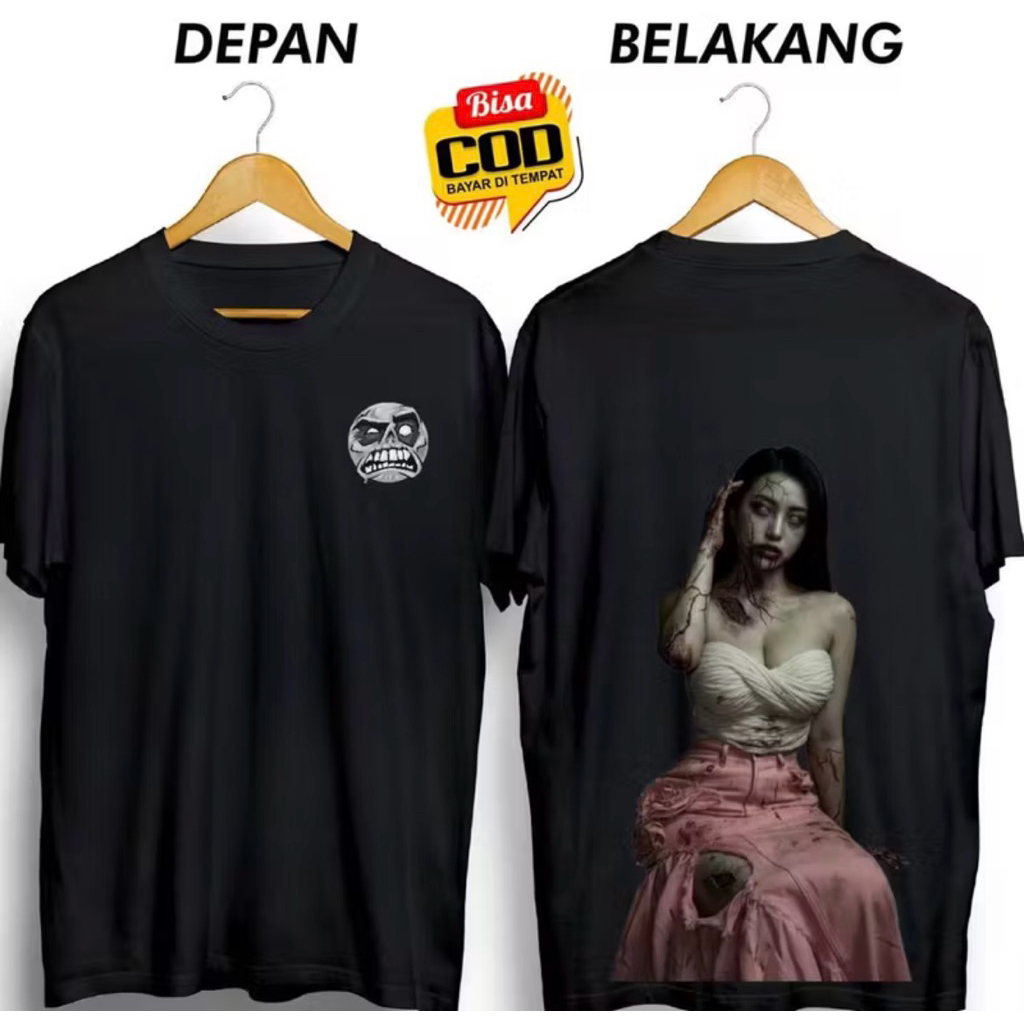 KAOS DISTRO PRIA HANTU CEWE SEKSI TERBARU