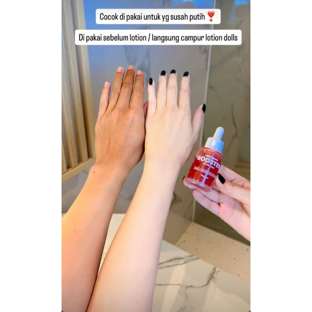 Aha  whitening booster aha serum body serum aha