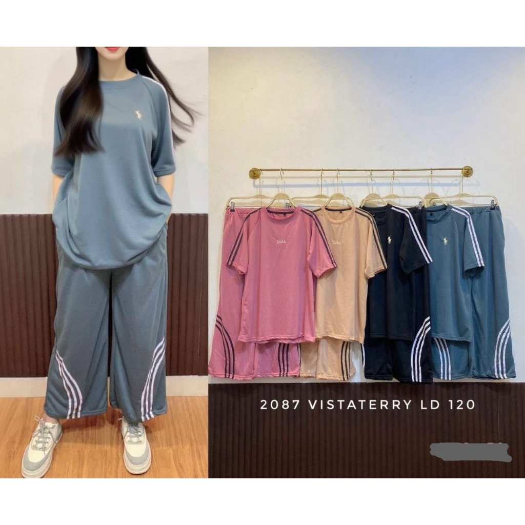 Set Kaos Motif Jumbo Ld112-130 / Kaos Wanita Jumbo XXL