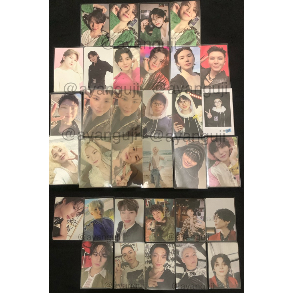 Seventeen Photocard Woozi Klepon Wonwoo Dino Hoshi Vernon
