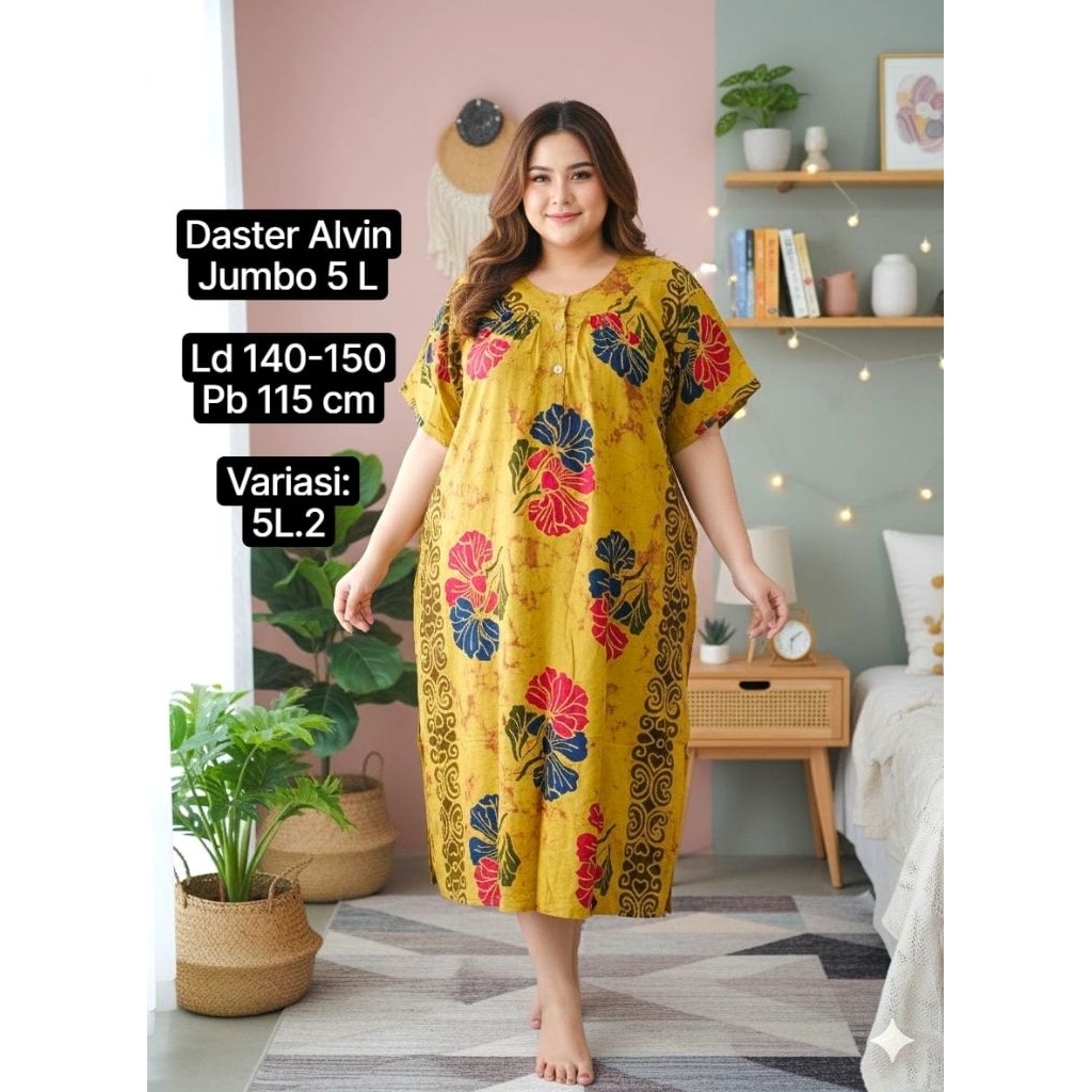 Daster Jumbo Cetak 5L Dari Batik Alvin