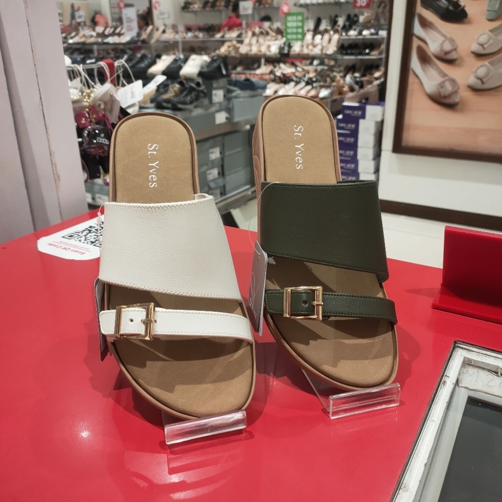 sandal wanita merk st.yves(JVMILY12)Brand ORI matahari