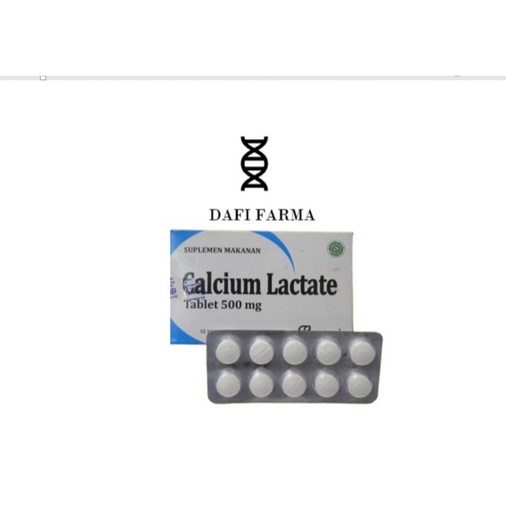 Calcium Lactate 500 mg 10 Tablet