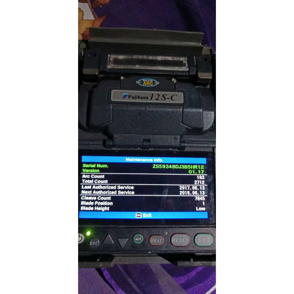 splicer fujikura 12s-c second