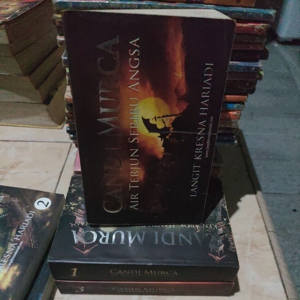 Novel Candi Murca Full set 1-3 karya langit Kresna hariadi original