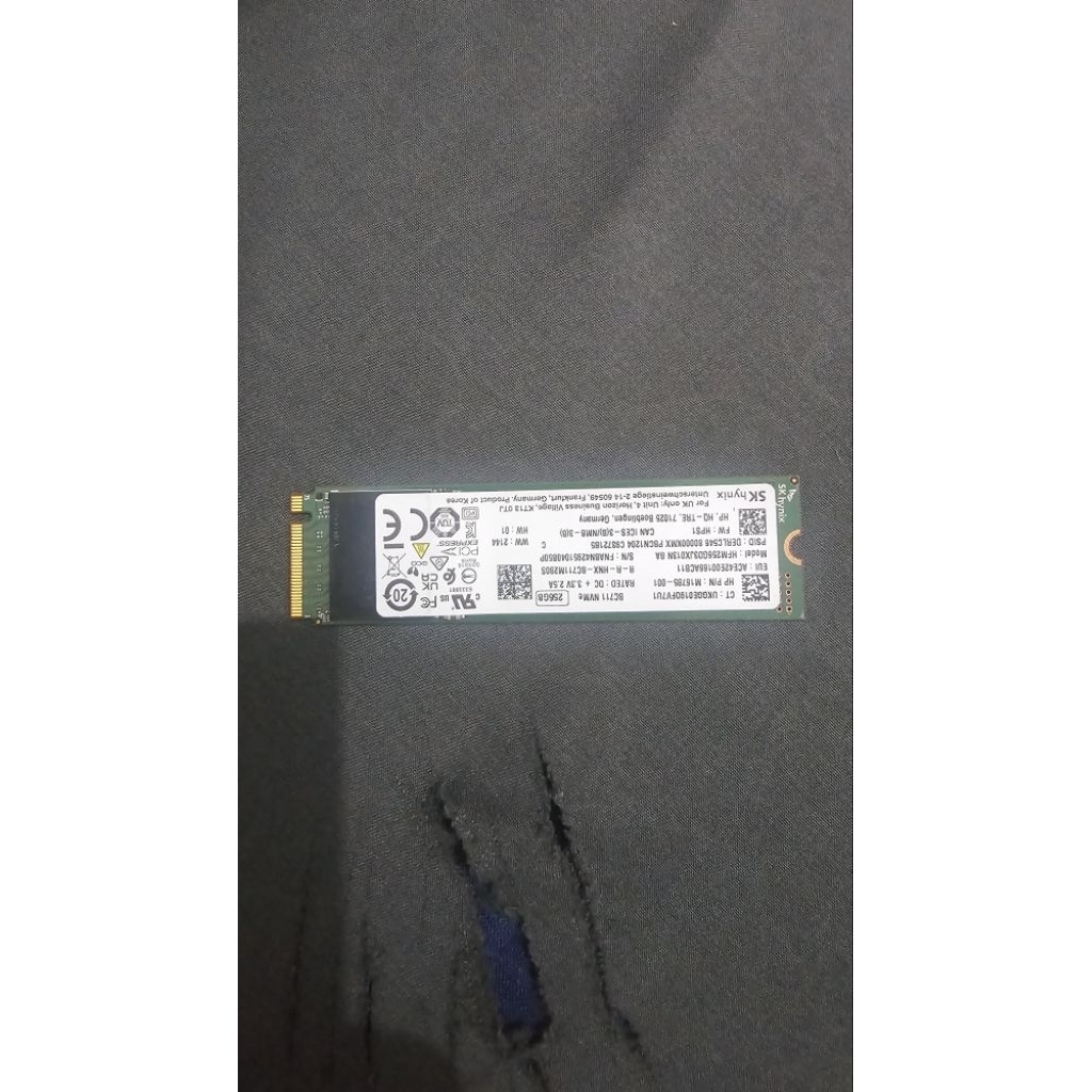 SSD NVME SK HYNIX 256 GB