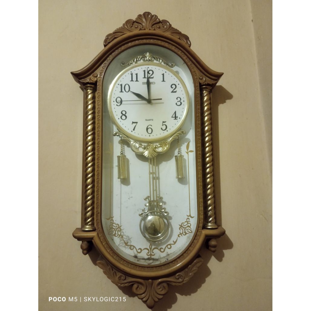 JAM DINDING SEIKO ANTIK ORIGINAL SECOND (MINUS MATI) LIMITED EDITION