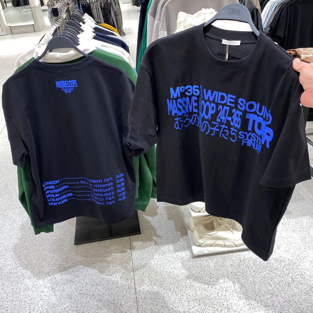 Jastipp. Tshirt Zara (Man)