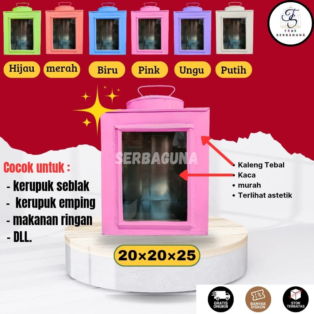 Kaleng kerupuk jadul