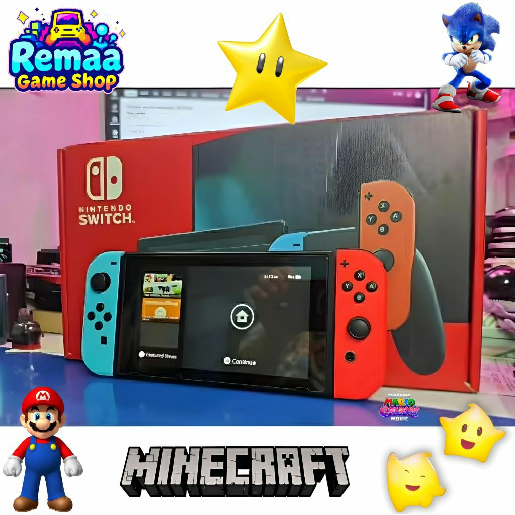 NINTENDO SWITCH V2 CFW 512GB SECOND - BONUS GAME / GARANSI