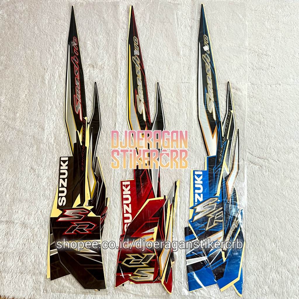 Stiker Striping Suzuki Smash Sr 110 2010 Lis Stiker Motor Smash SR 2009 2010