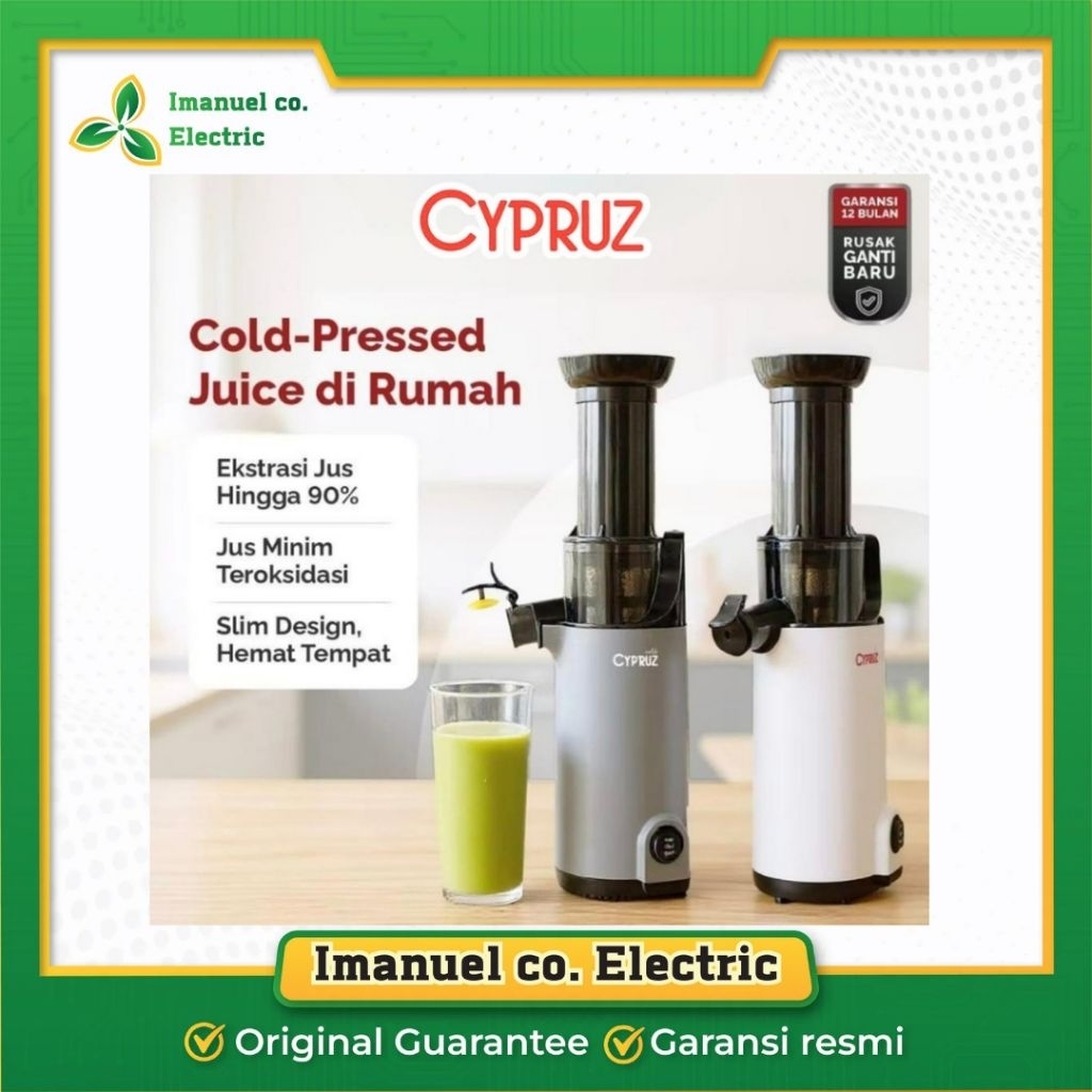 Cypruz Slow Juicer JR-0001 Watt rendah