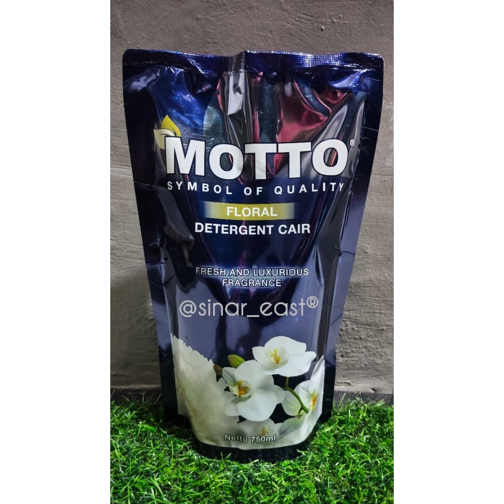 Detergent Cair Floral MOTTO Sabun Cuci Pakaian Cair 750 ML