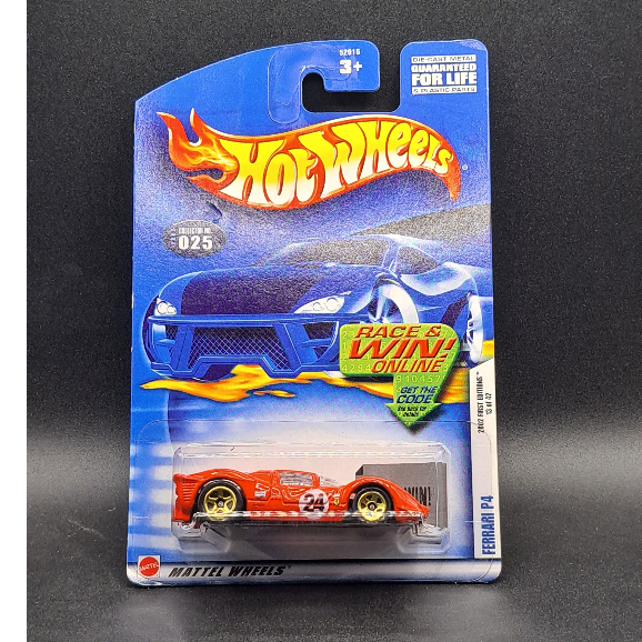 2002 Hot Wheels - Ferrari P4 - Red