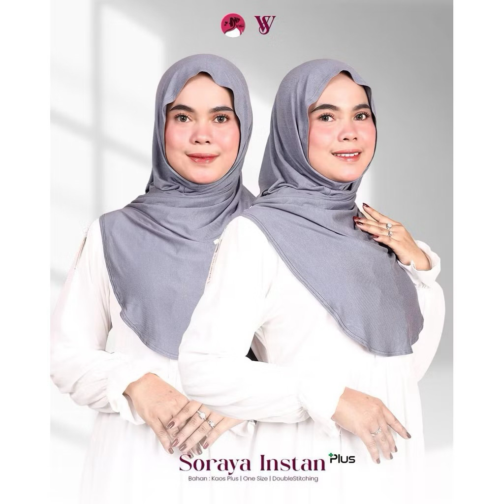 [Ainal_Hijab] Soraya instan Size M dan L paket usaha pasmina putar instan