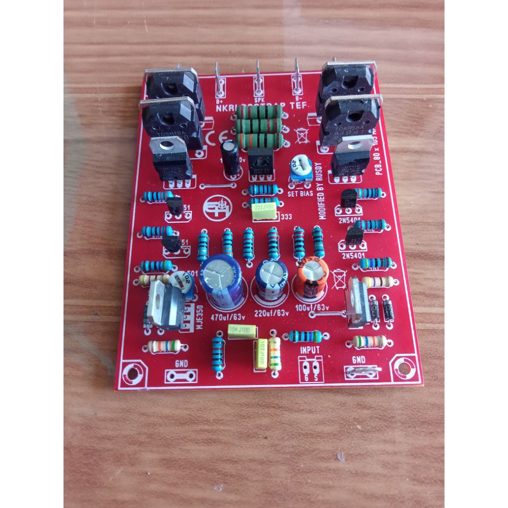 Driver Nkri Bostrap Tef Low Sub Power Amplifier
