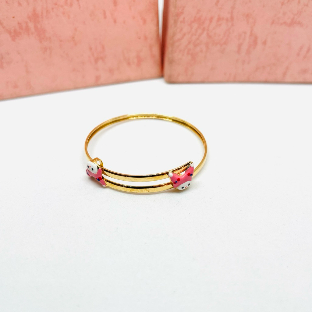 Gelang Bayi Emas Asli Kadar 300/6k Newborn