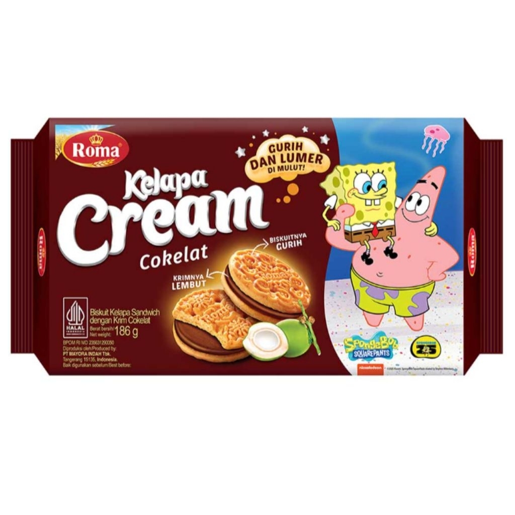 Biskuit Roma Kelapa Coklat