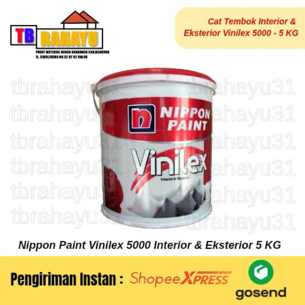 Cat Tembok Interior & Eksterior Vinilex 5000 - 5 KG (NP BGG 1759T SWEET ESCAPADE)