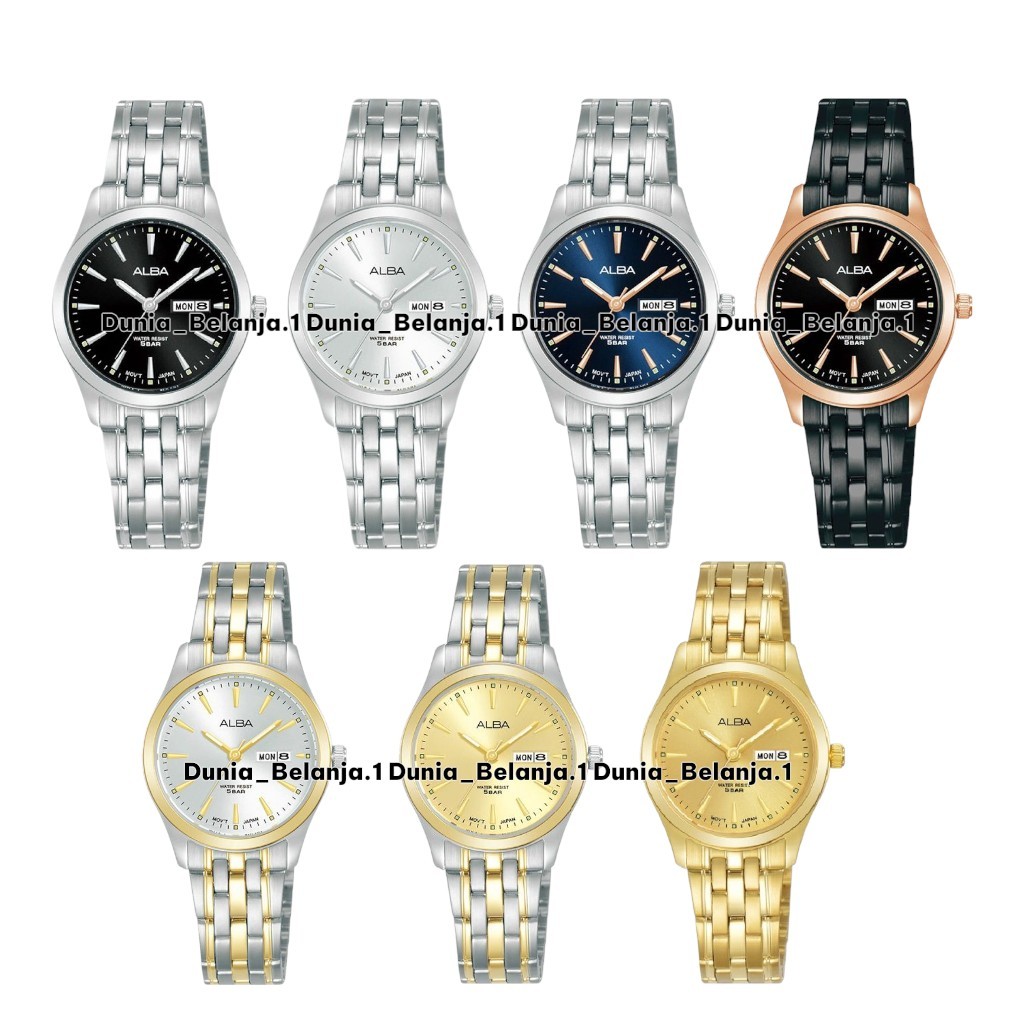 Original 100% Jam Tangan Wanita Alba Tanggal Hari Garansi Resmi 1 Tahun AN8072X1 / AN8072 /AN8073X1 