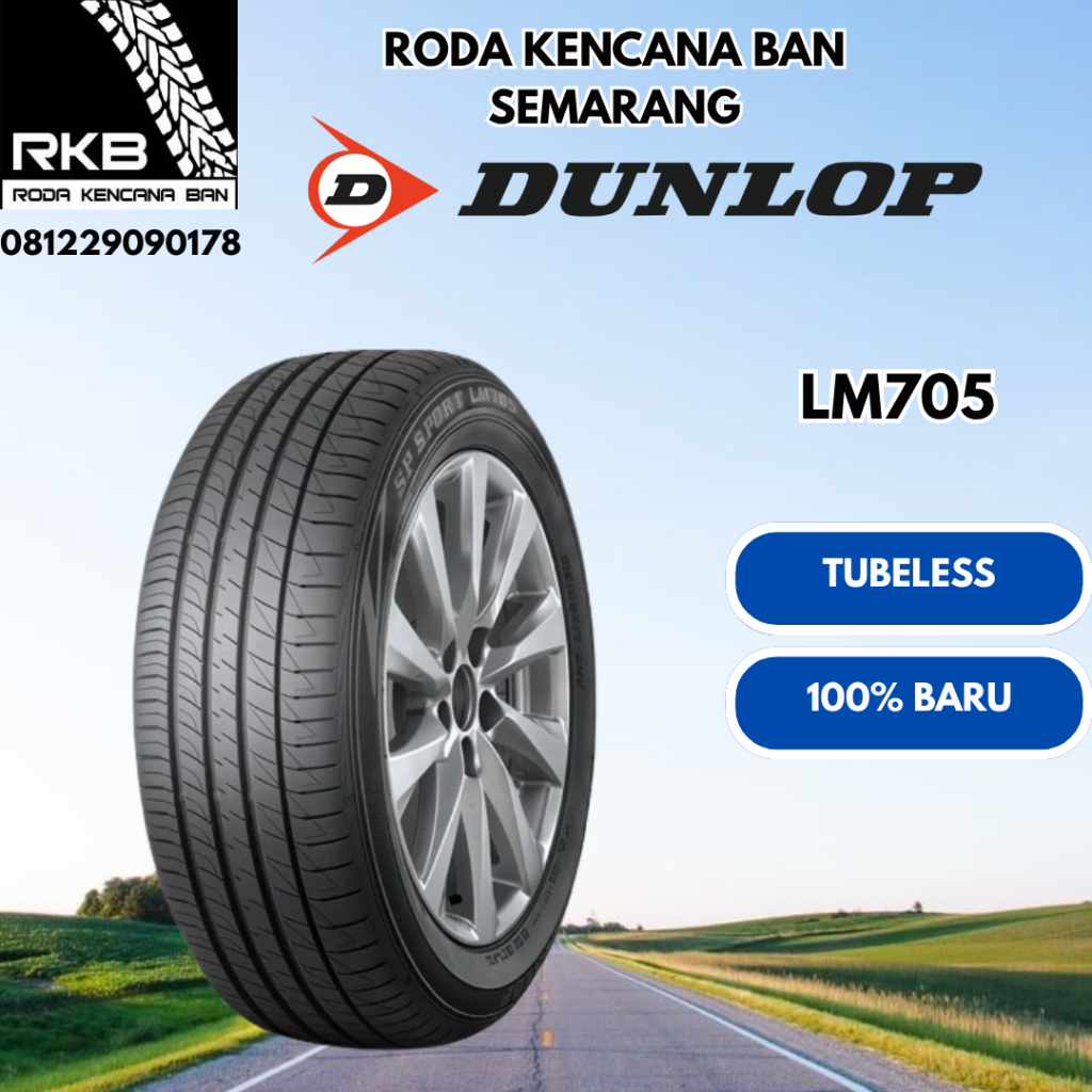 185 65 R15 - Ban Mobil Freed Livina Ertiga Mobilio Avanza - Dunlop LM705 185/65 R15