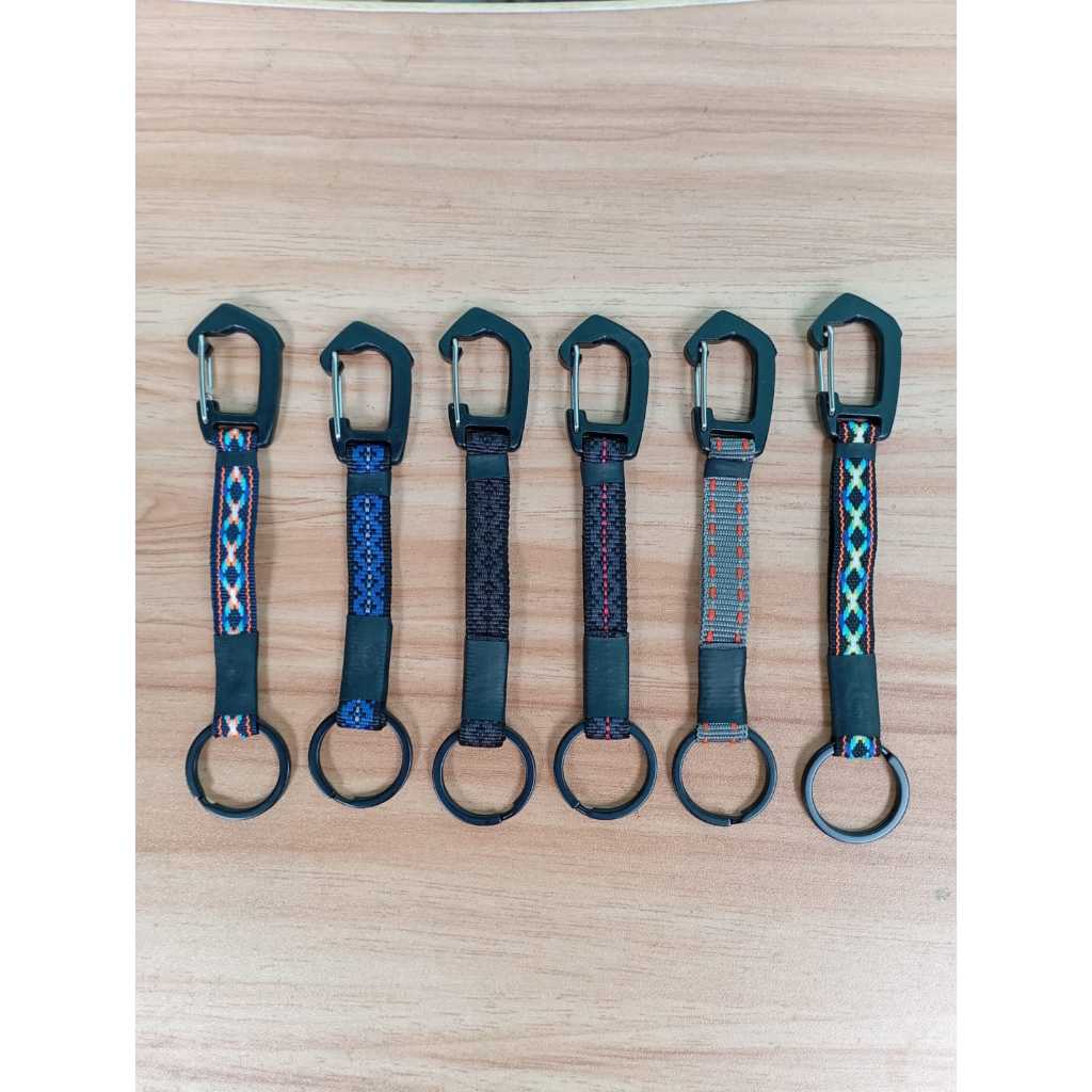 GANTUNGAN KUNCI,GANTUNGAN CARABINER TALI WEBING