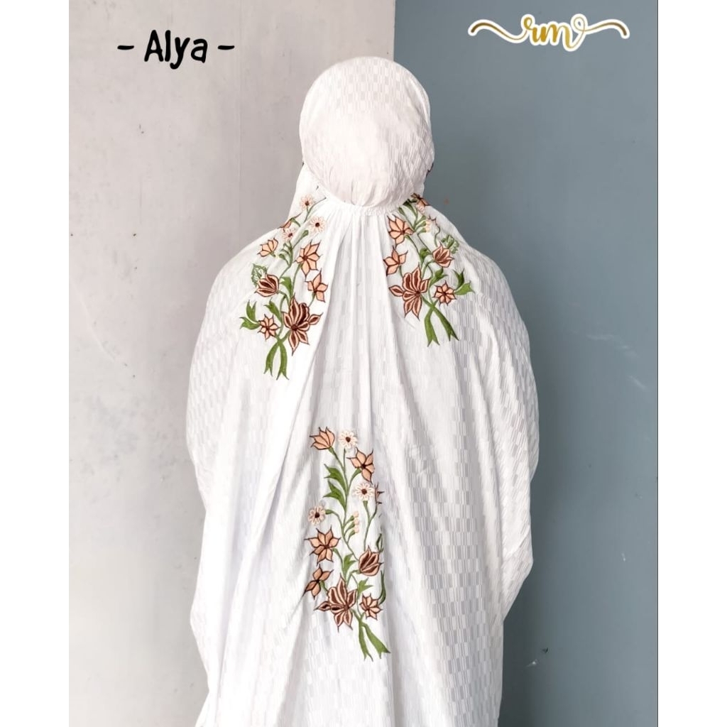 MUKENA SUTRA BLITZ TERUSAN MUKENA ALYA BORDIR DEWASA TERUSAN