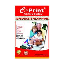 Kertas Foto F4 Super Glossy Photo Paper E-Print