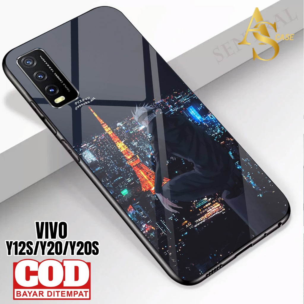 Case VIVO Y20 VIVO Y20s as_case [ Anime Gojo] Case Hp Glossy Casing Hardcase Softcase Bisa cod