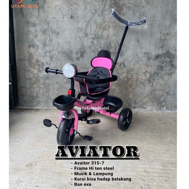 Sepeda Anak roda 3 Tiga Aviator 315 | Sepeda Roda tiga Aviator 315 | Sepeda dorong