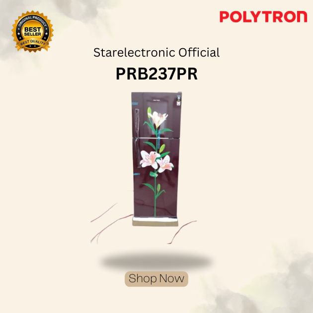 Polytron PRB 237PR – Kulkas 1 Pintu 230 Liter PRB237PR