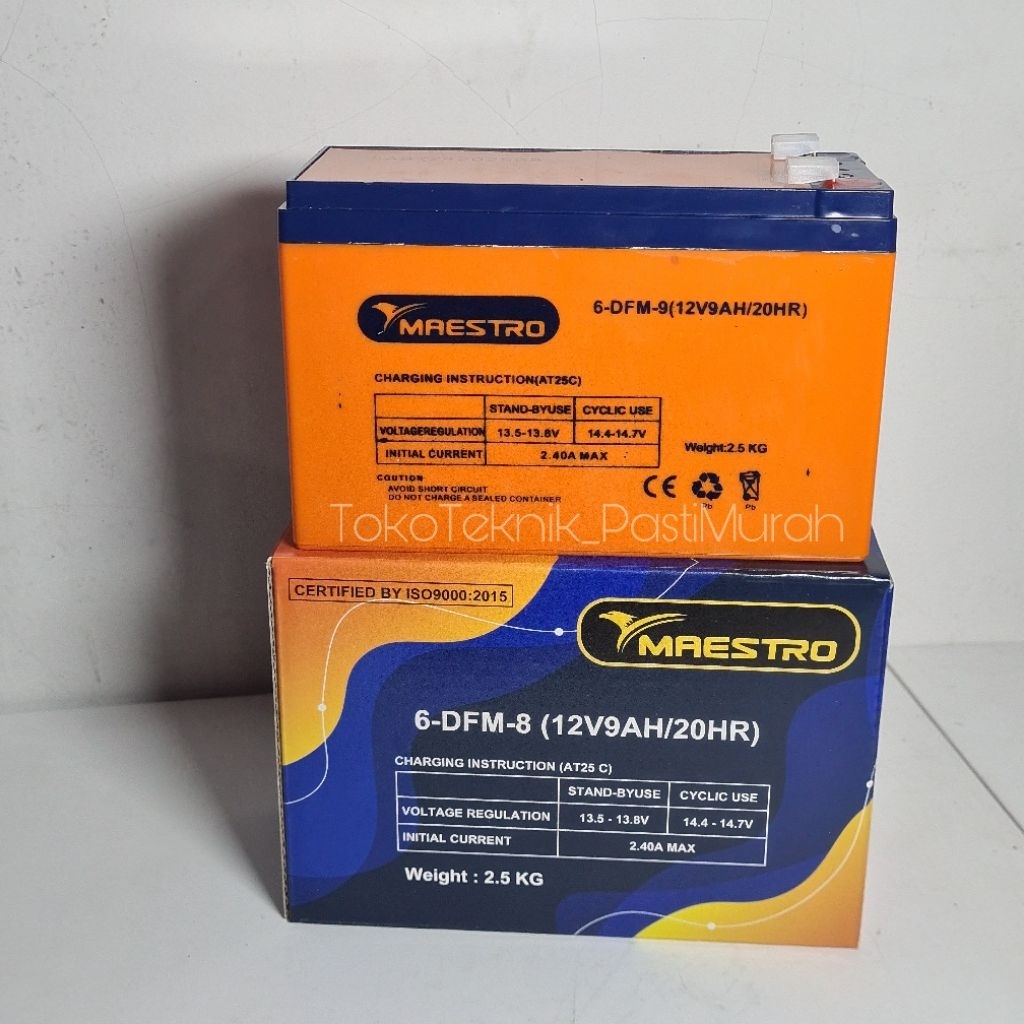 Baterai Sprayer Hama Elektrik 12V 9Ah MAESTRO / Aki Sprayer Hama Elektrik 12 V 9 Ah Maestro