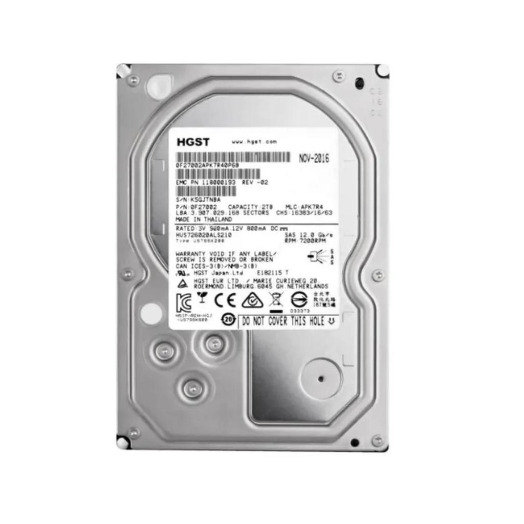 HARDISK HGST 2TB SAS 7200RPM 12Gb/s 3.5-inch ( BERGARANSI )