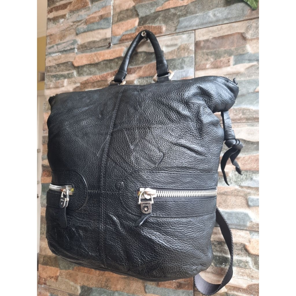 Ransel Hitam Kulas Oryany - Tas Branded Original