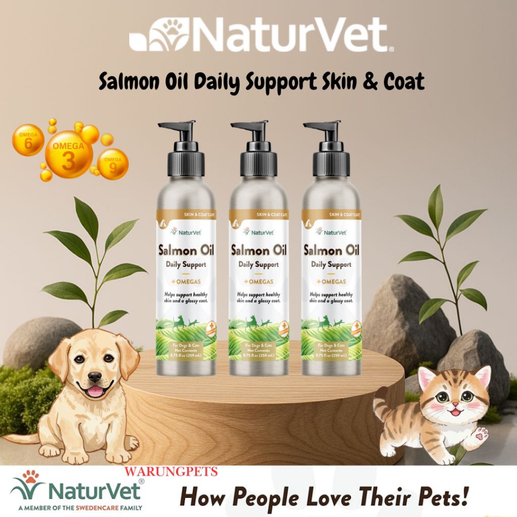 Naturvet Salmon Oil Omega Vitamin Kucing & Anjing / Salmon Oil