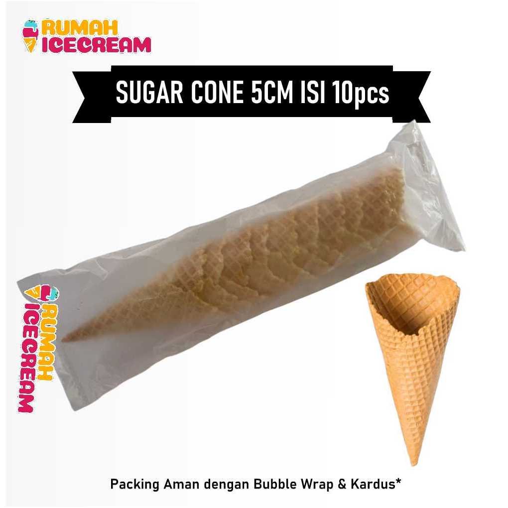 Sugar Cone Es Krim 5cm 1pck