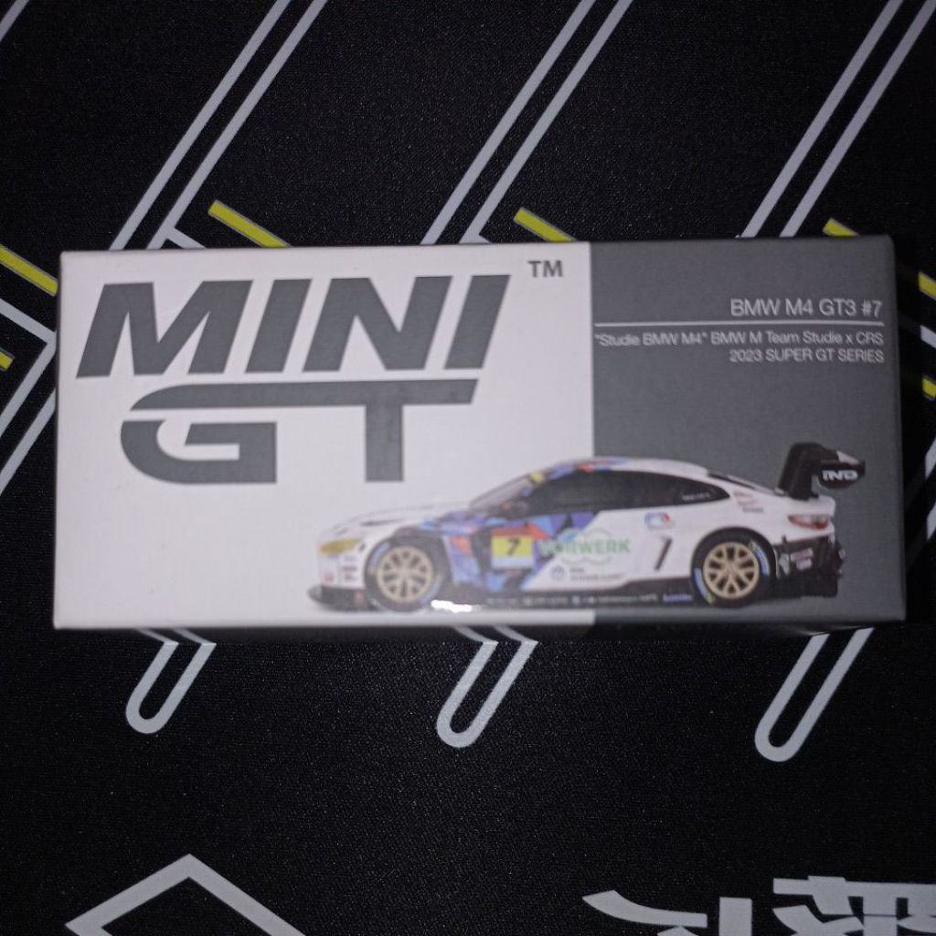 Mini GT BMW M4 GT3 #7 2023 SUPER GT SERIES
