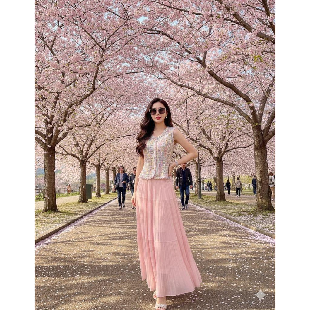 TWEED SET SKIRT