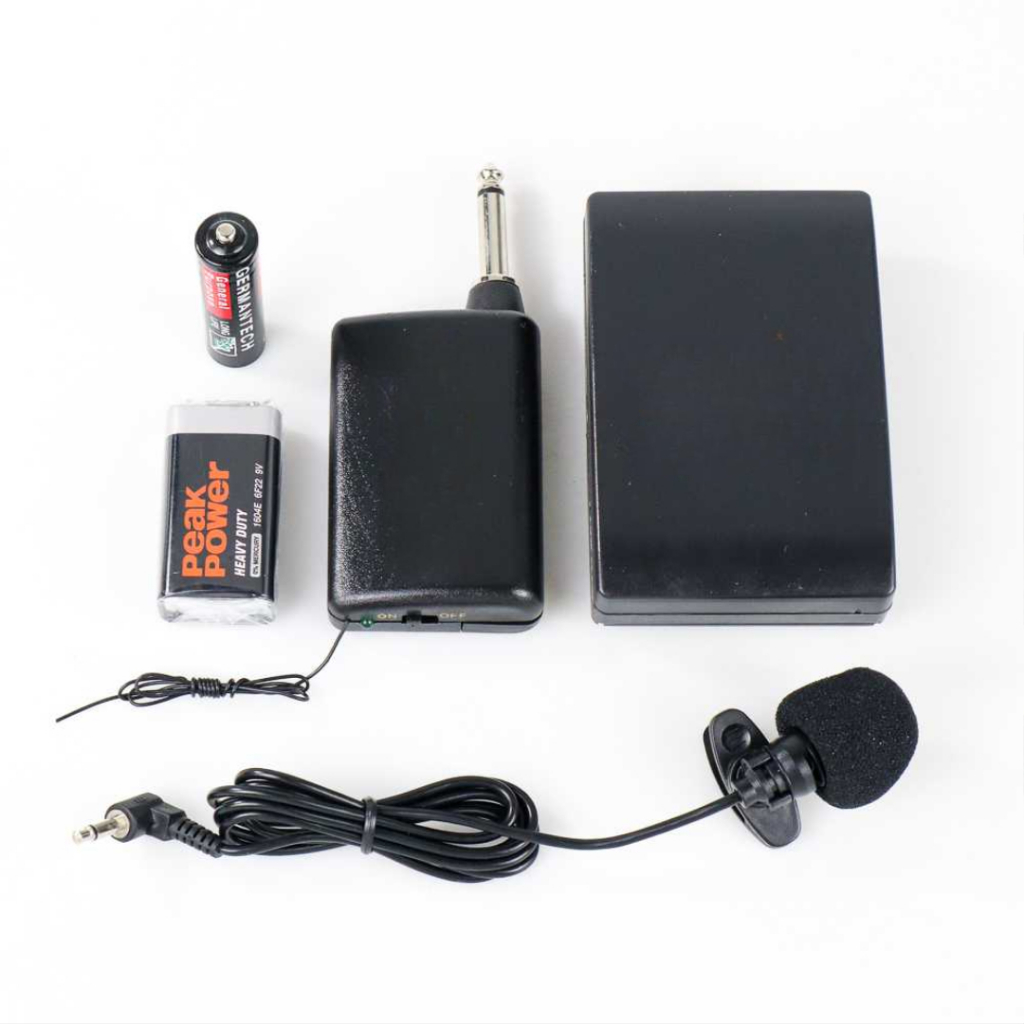Adapter Mikrofon Wireless FM Transmitter Receiver Mikrofon Berkualitas Tinggi dengan Peredam Kebisin