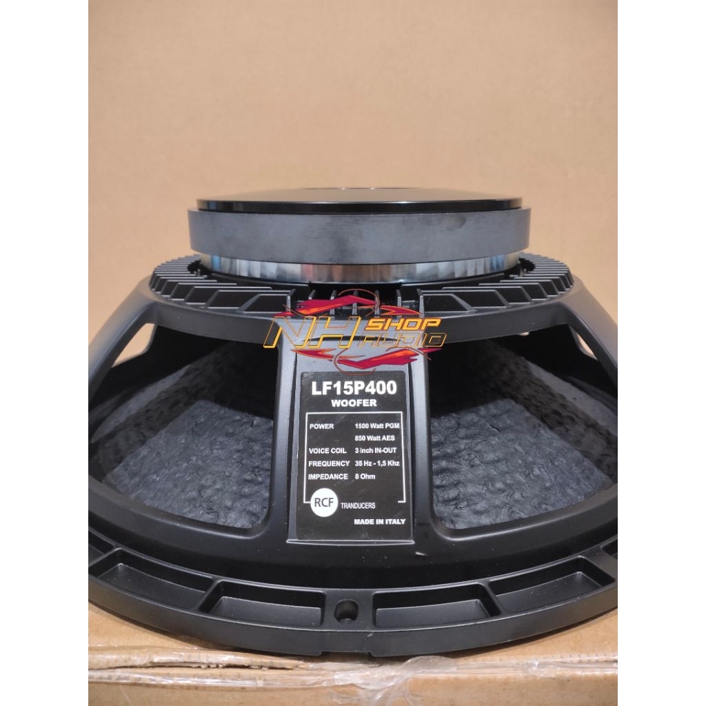 Speaker RCF 15P400 Voice COIL 3in / Spol 3in 15 P400 VC 3in Low Mid 15 inchi 15in 15 inch Daun Coati