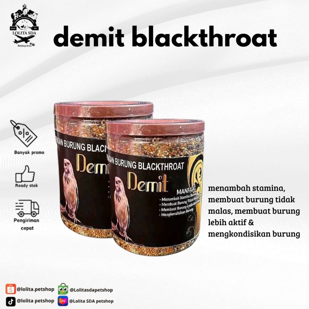 Pakan Burung Blackthroat untuk burung