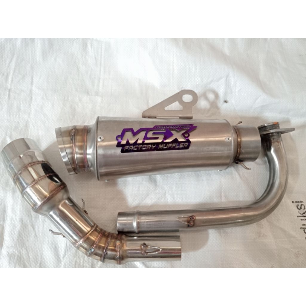 knalpot original msx cantol 19cm dos buat mio beat vario namx aerox lexi pcx