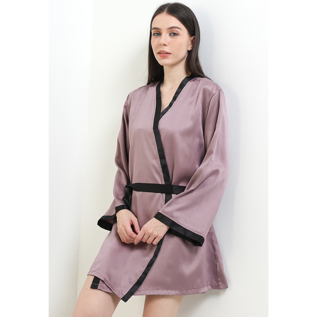 Kimono Tanktop Daster Baju Tidur Wanita Anne Wintours Lilac 304 (21112025)(470)(52508 71029) Gift Ka