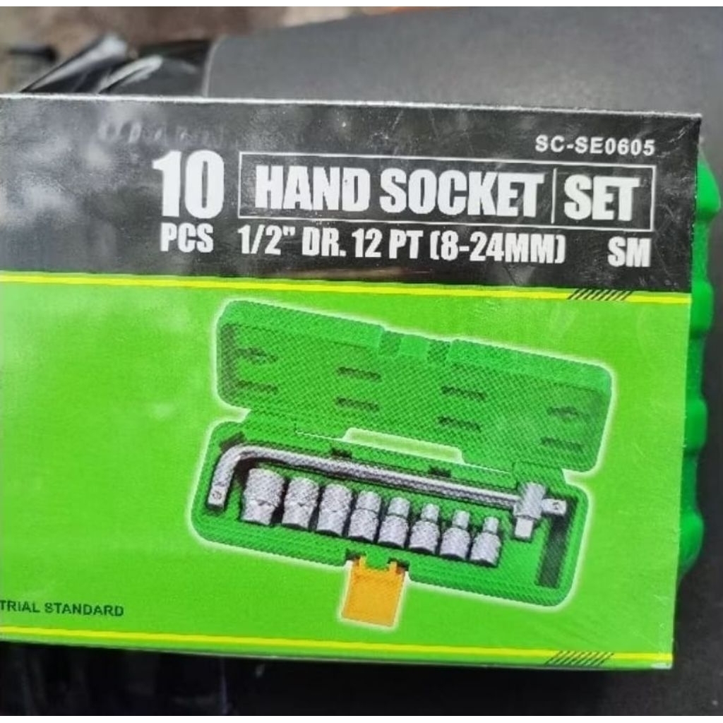 tekiro SE0605 kunci L sock set 12pt 1/2inch 10pcs 8-24mm SE 0605