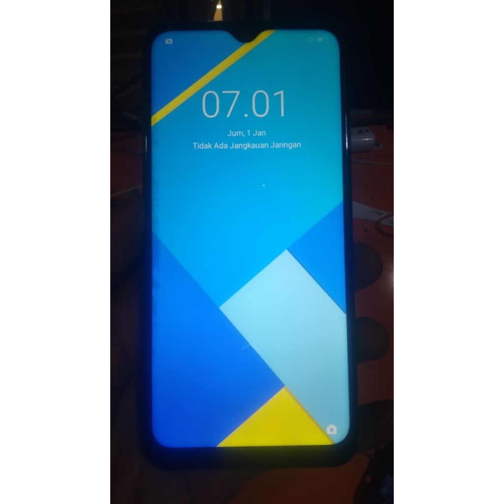 lcd realme c2 bekas copotan minus fleksible touchscren sobek