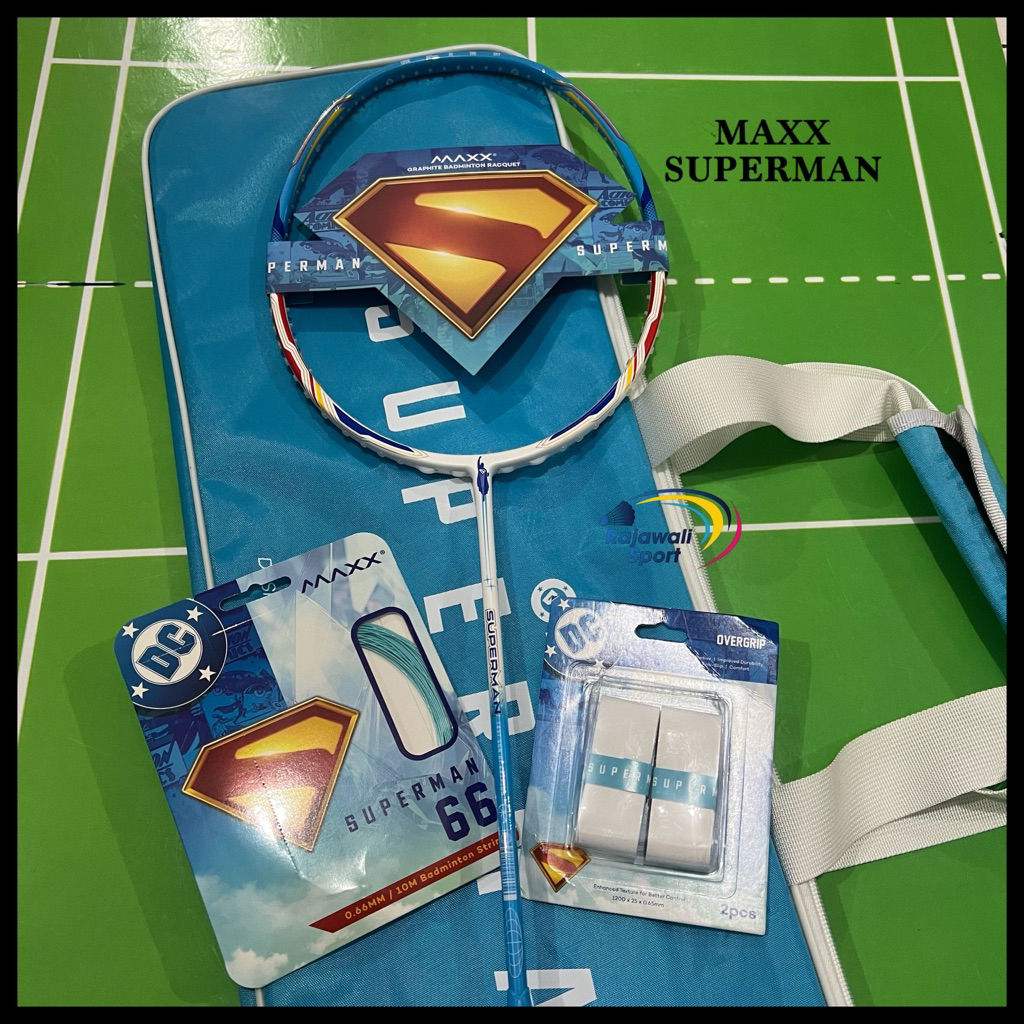 RAKET MAXX SUPERMAN EDITION / Raket Badminton Maxx Superman Edition