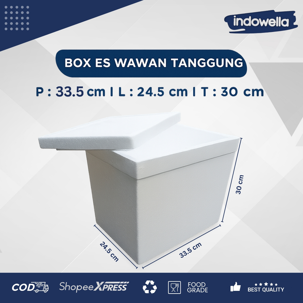 Kotak foam box es batu wawan ukuran tanggung