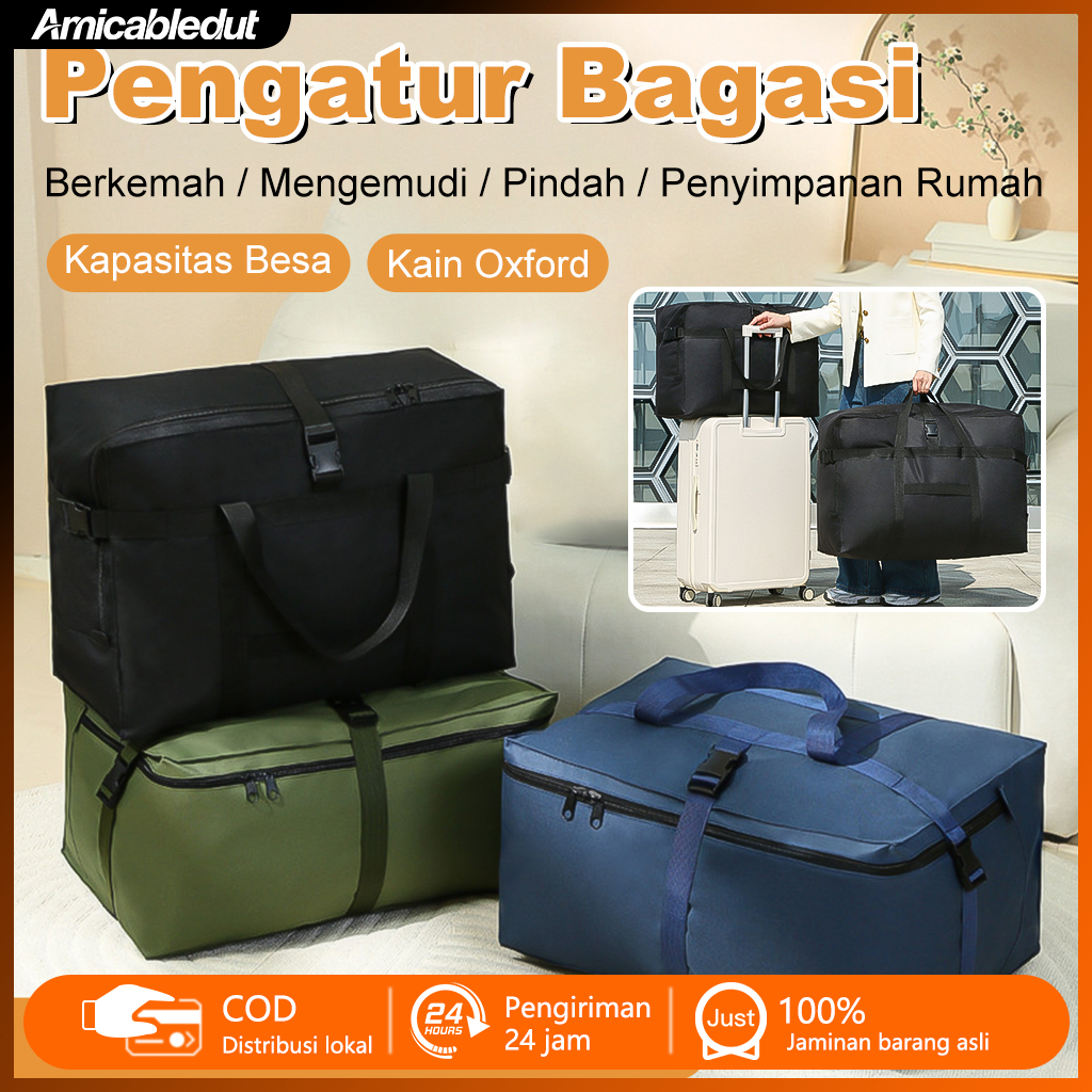 Amicabledut Tas Travel Besar Multifungsi / Tas Travel Baju / Tas Mudik / Tas Jumbo/tas pakaian besar