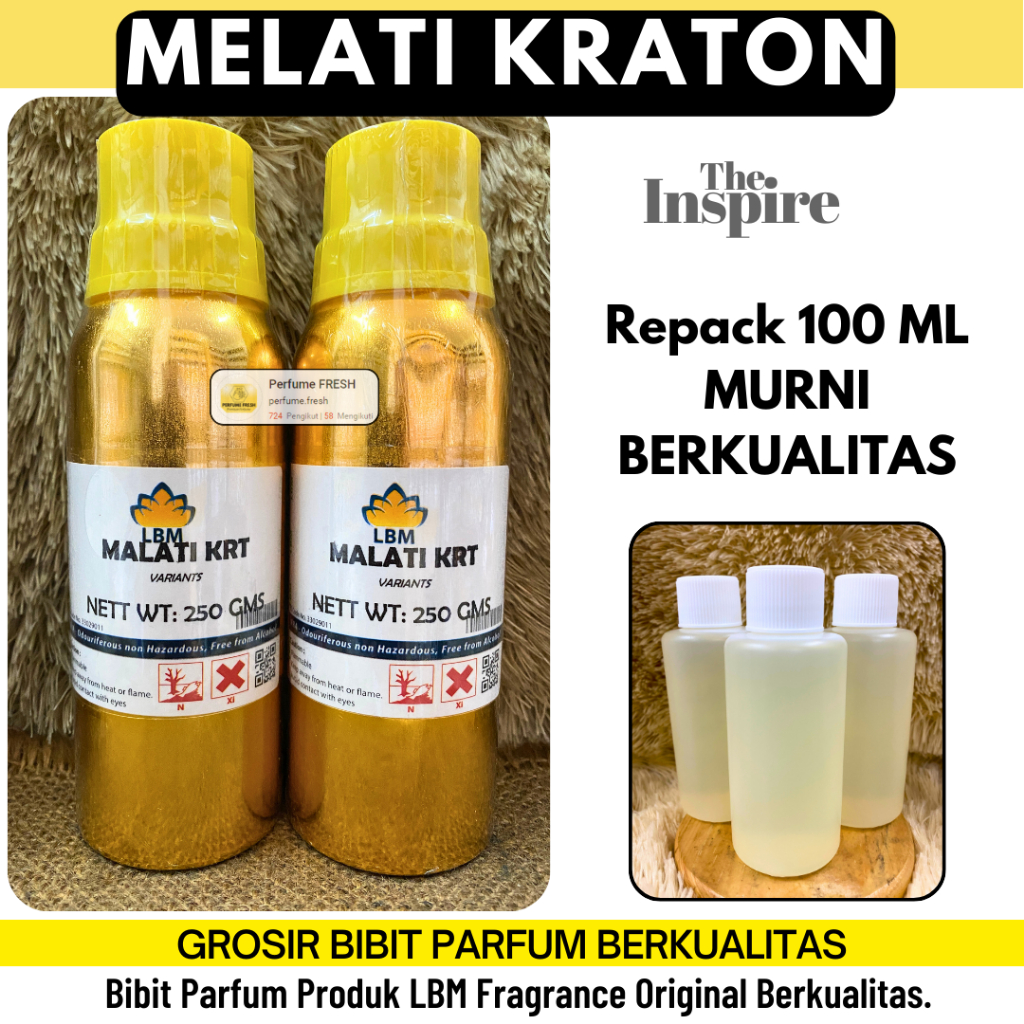 Bibit Parfum LBM - MELATI KRATON ( 100 ML Repack ) LBM Fragrance
